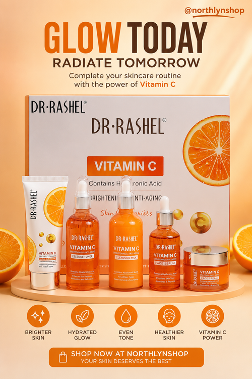 Dr. Rashel Vitamin C & Hyaluronic 5 Pieces Facial Box Kit